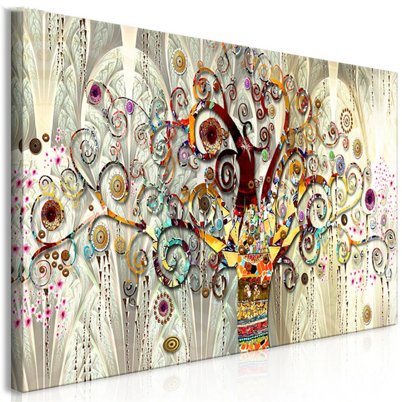 Tree of Life By Gustav Klimt Landscape Canvas Painting Poster And Print Wall Art - Image 2 of 4