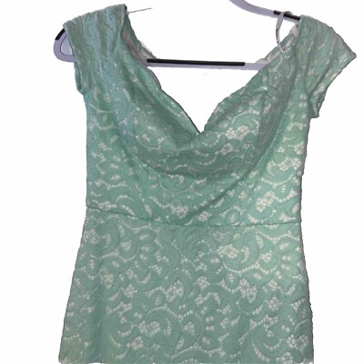 mint green dress womens small | eBay