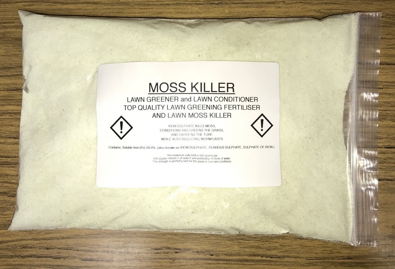 2kg Iron Sulphate heptahydrate•99pure•Moss killer•LAWN FERTILISER•LAWN