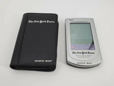 New York Times Deluxe Electronic Crossword Puzzle Touch-Screen Sharper Image