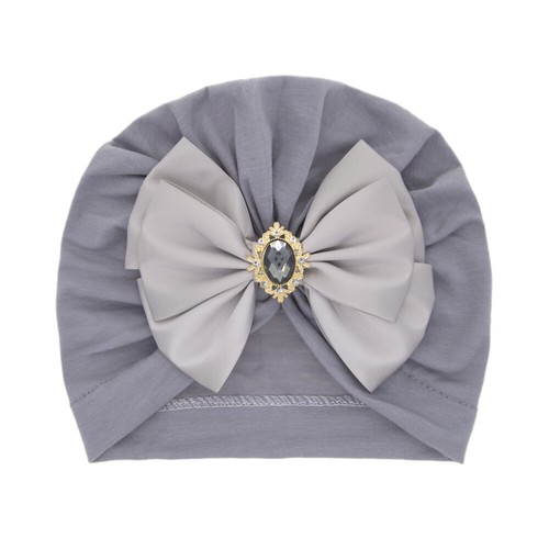 Infant Hat Turban Hat Bow Knot Cap Baby Beanie Newborn Head Wrap Soft Indian Hat - Picture 8 of 19