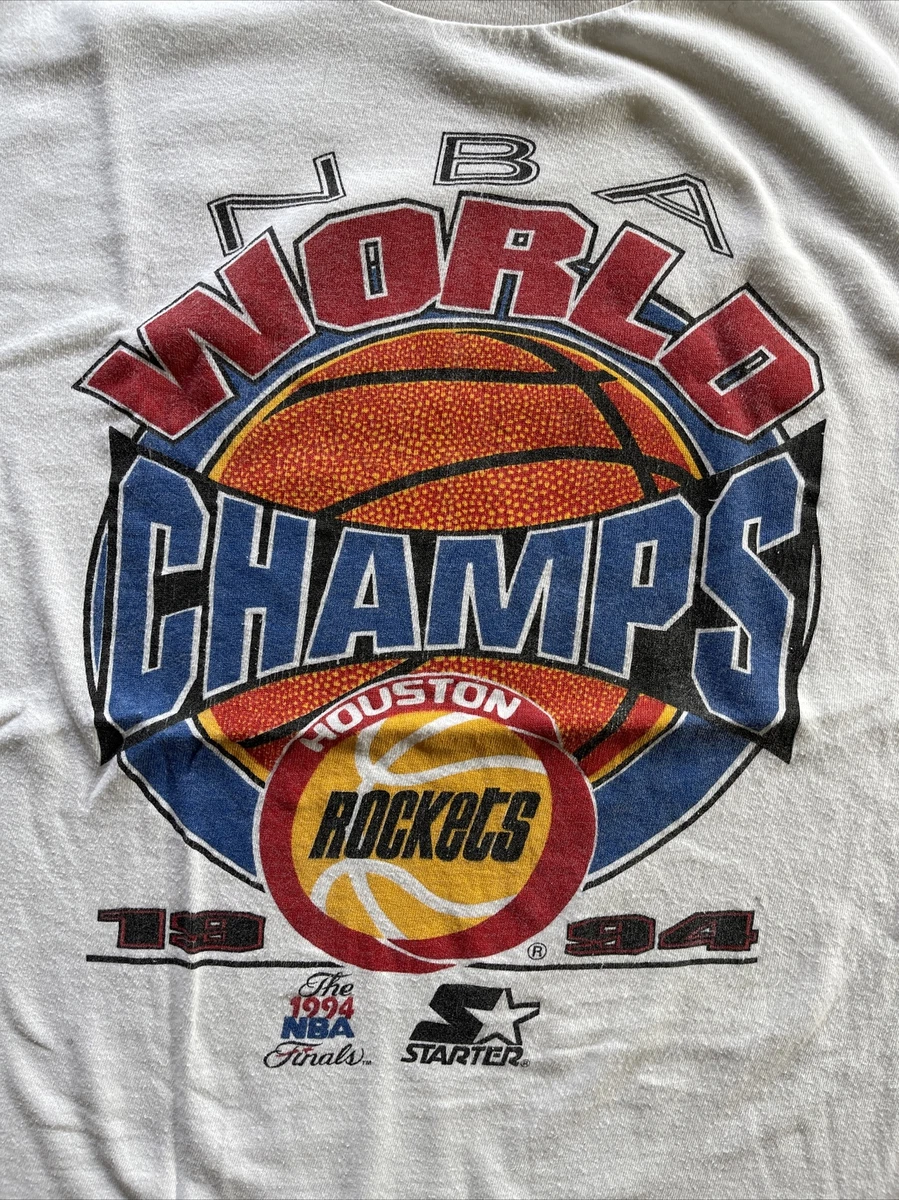 Vintage NBA (True Fan) - Houston Rockets, World Champions T-Shirt 1994  X-Large – Vintage Club Clothing