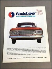 1965 Studebaker Vintage Car Sales Brochure Catalog - Cruiser Daytona Commander