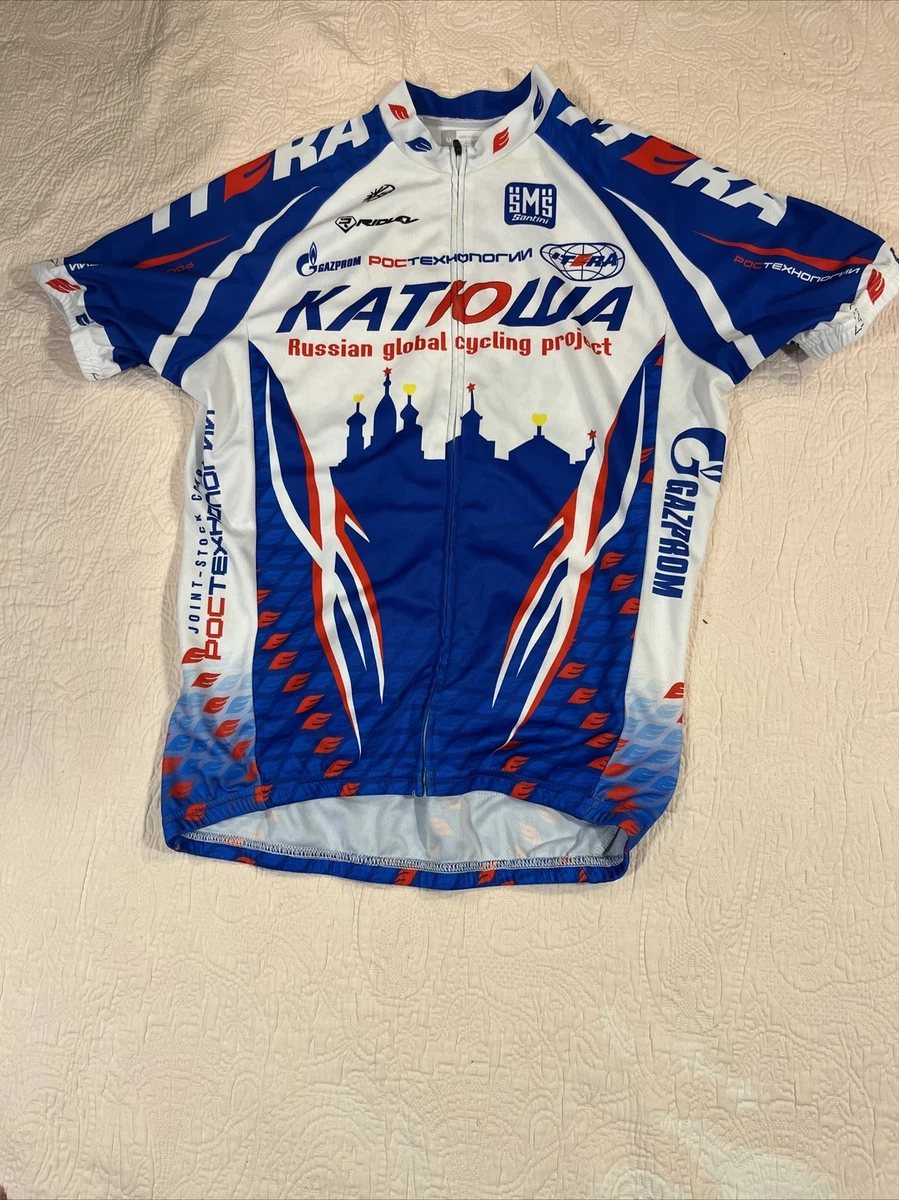 SMS Santini Mens Cycling Jersey Sz M Russian Global Cycling