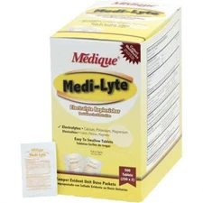 250 Envelopes of 2 Tablets: Medique Medi-Lyte Heat Stress Relief Tablets