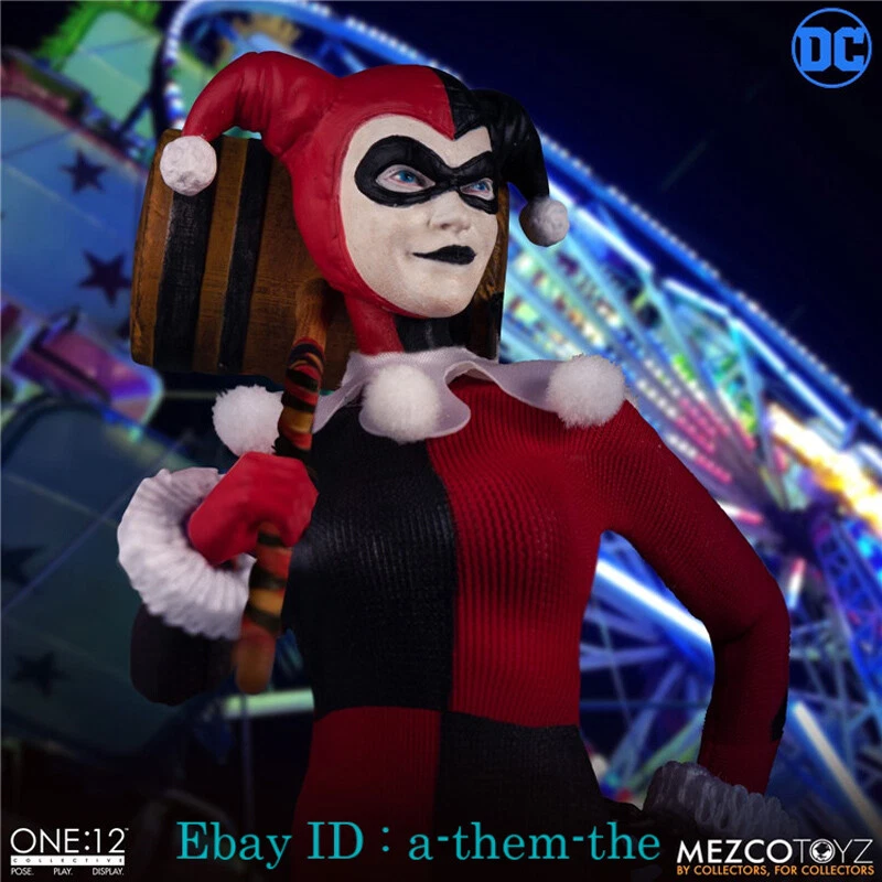 Figura Harley Quinn 1/12 6′′ juguete nuevo MEZCO TOYS THE ONE:12 DC Comics en stock Foto 3 de 4
