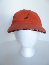 Nautica Orange 100 Cotton Kids 4-7 Adjustable Hat Cap