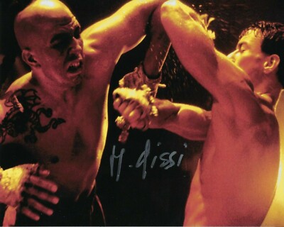 GFA Kickboxer Film 2 Tong Po Michel Qissi Signiert 8x10 Foto Beweis MH8 COA