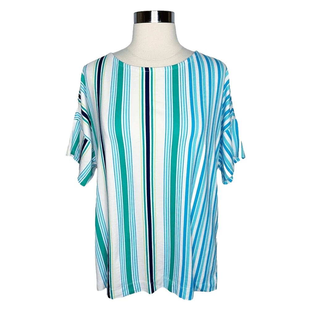 Chico女式休闲条纹上衣和衬衫