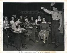 1941 Press Photo St Louis School Gus Nehring, Marion Le Page - nec35047