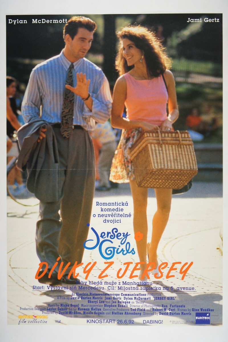 poster girl jersey dress 22x32 Original Czech movie 1992 JAMI GERTZ, DYLAN MCDERMOTT poster girl outfit