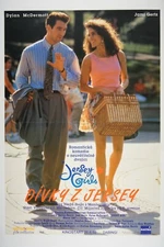 JERSEY GIRL 22x32 Original Czech movie poster 1992 JAMI GERTZ, DYLAN MCDERMOTT
