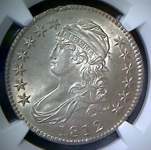 1812 Bust Half Dollar- NGC MS62 Beautiful Type Coin!