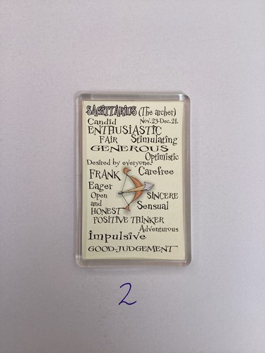 SIGNOS DEL ZODIACO IMANES DE NEVERA - VARIOS DISEÑOS Idea de regalo de navidad - Imagen 30 de 36