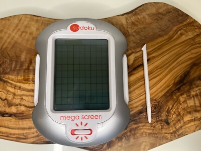 Sudoku Illuminated Mega Screen Handheld Electronic Game with Stylus 2005 Y2K