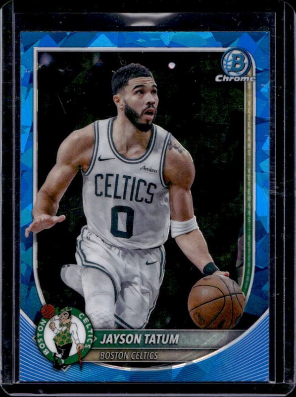 2025 Bowman Sapphire Jayson Tatum Chrome #BCV-56 Celtics
