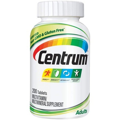 Centrum Adult Multivitamin/Multimineral Supplement with 200 Count (Pack of 1)