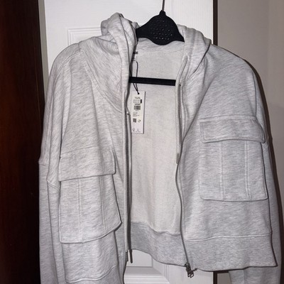 NWT Garage Clothing Cargo Zip Up Jacket