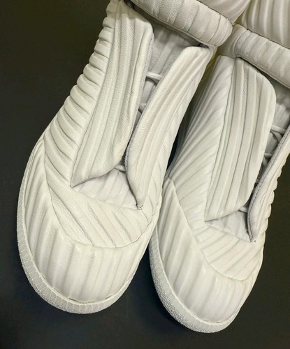 MAISON MARTIN MARGIELA Future Zapatillas Deportivas Altas de Cuero Acolchado - Reino Unido 6 - Imagen 6 de 16