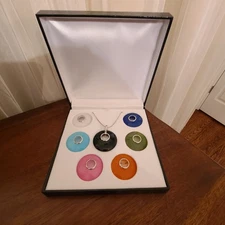 Color Of Life Interchangeable Necklace 925 Sterling Silver