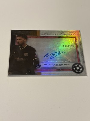 Topps Museum Collection 2020/21 - Barcelona - Matheus Fernandes Auto /250