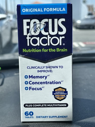 Focus Factor Nutrition For The Brain Extra Strength 60 Tabs Exp: 11/2027