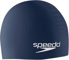 Speedo Swim Cap Silicone - Navy Blue - One Size
