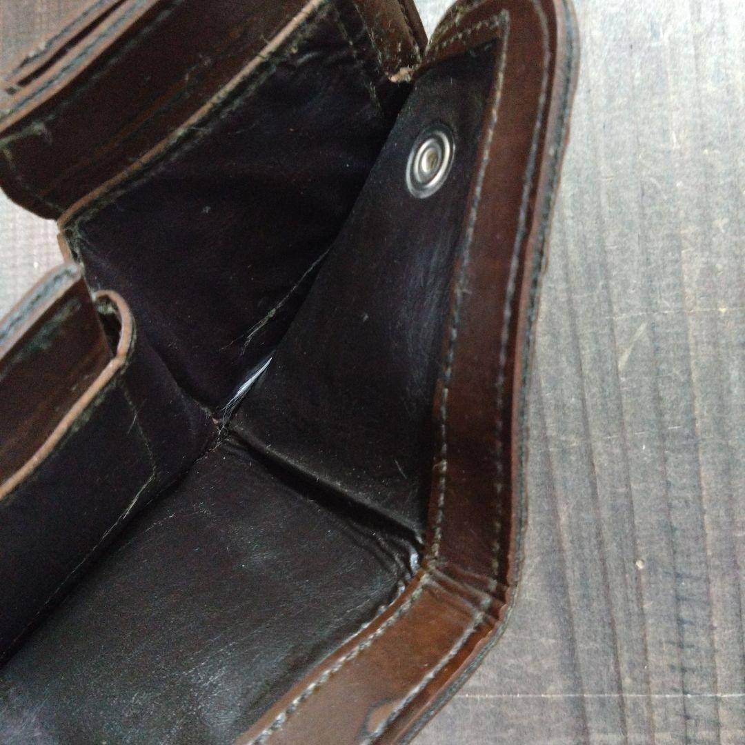 Black Basic Leather Wallet Conchos Bifold Vintage… - image 7