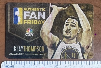 Klay  Thompson Golden State Warriors BART Ticket Authentic Fan Friday