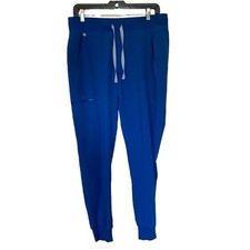 FIGS Women  s Zamora Jogger Scrub Pants Size M Royal Blue W18SW2005 in EUC