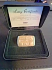 Engelhard 3 T Oz Cast 999+ Silver Bar In Box with COA F741 Only 4,000 mintage