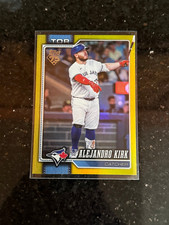 2026 Topps Series 1 Alejandro Kirk  Yellow Holofoil #70/399 Toronto Blue Jays