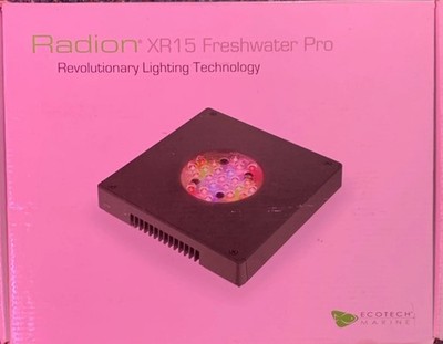 EcoTech Marine Radion XR15w G4 FW LED Freshwater Full Spectrum  Mobius Ready NOB