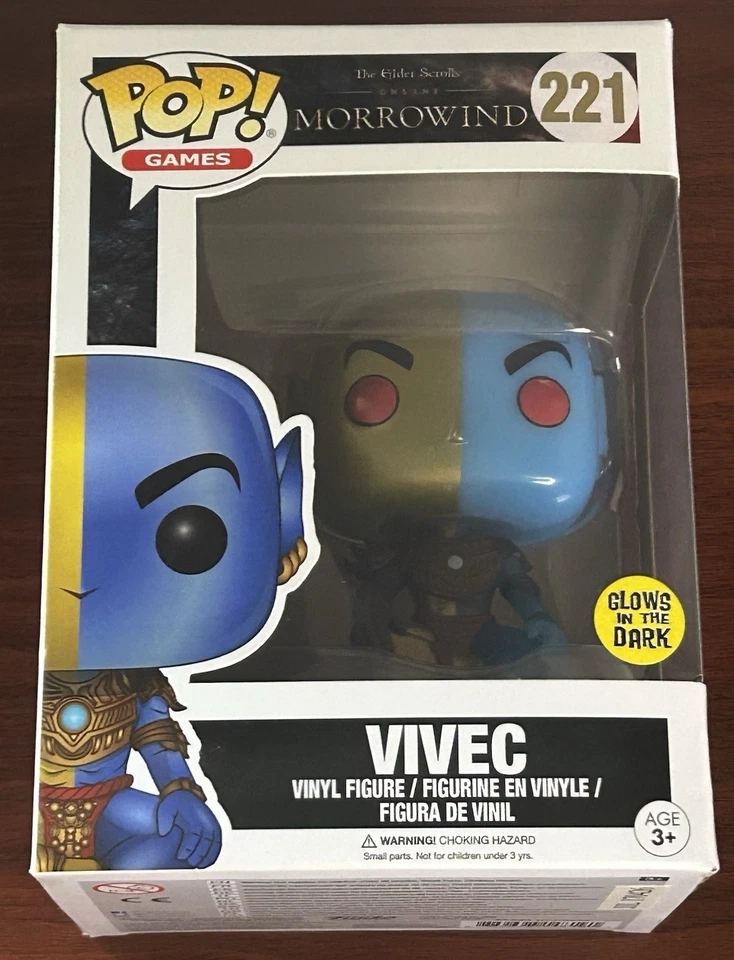 Funko Pop! Figura Vinyl Games Elder Scrolls Morrowind #221 Vivec (Glow in Dark) Foto 4 de 4