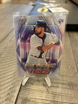 Riley Greene 2023 Topps Stars of the MLB Chrome Rookie Card RC Tigers. C14