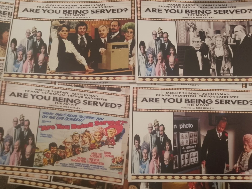 Are You Being Served? The Movie. 16 Matt Finish 7x5ins Unofficial Lobby Cards. - Image 2 of 4