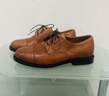 Brooks Brothers Men  s Leather Dress Shoes Youth Size US 4D EU 36.5   Brown