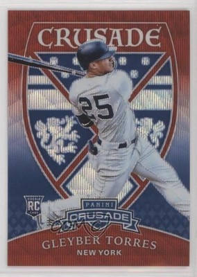 2018 Panini Chronicles Crusade Ruby Wave Prizm /199 Gleyber Torres Rookie RC o7m