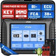 2025 XTOOL X100 PAD3 SE V2.0 IMMO Key Programmer Bidirectional Diagnostic Tool