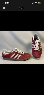 adidas originals SAMBA OG OG TAL IG8905 Men's and women's red shoes