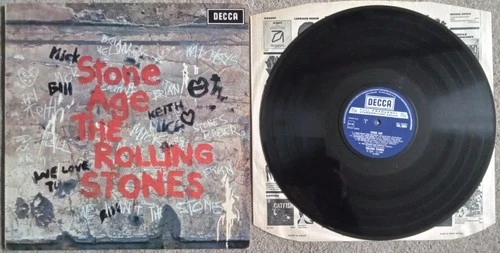 THE ROLLING STONES  - STONE AGE - ORIGINAL UK DECCA 12" VINYL LP