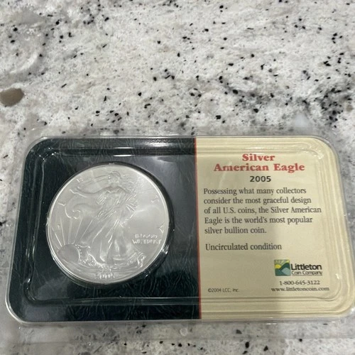 2005 Silver American Eagle Uncirculated.  Silver is on fire  🔥🔥