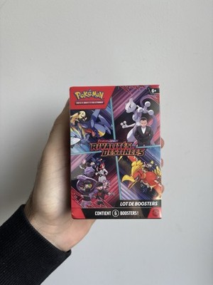 Pokemon Bundle EV10 Rivalitäten Schicksale Set 6 Booster (NEU/SEALED) Fr