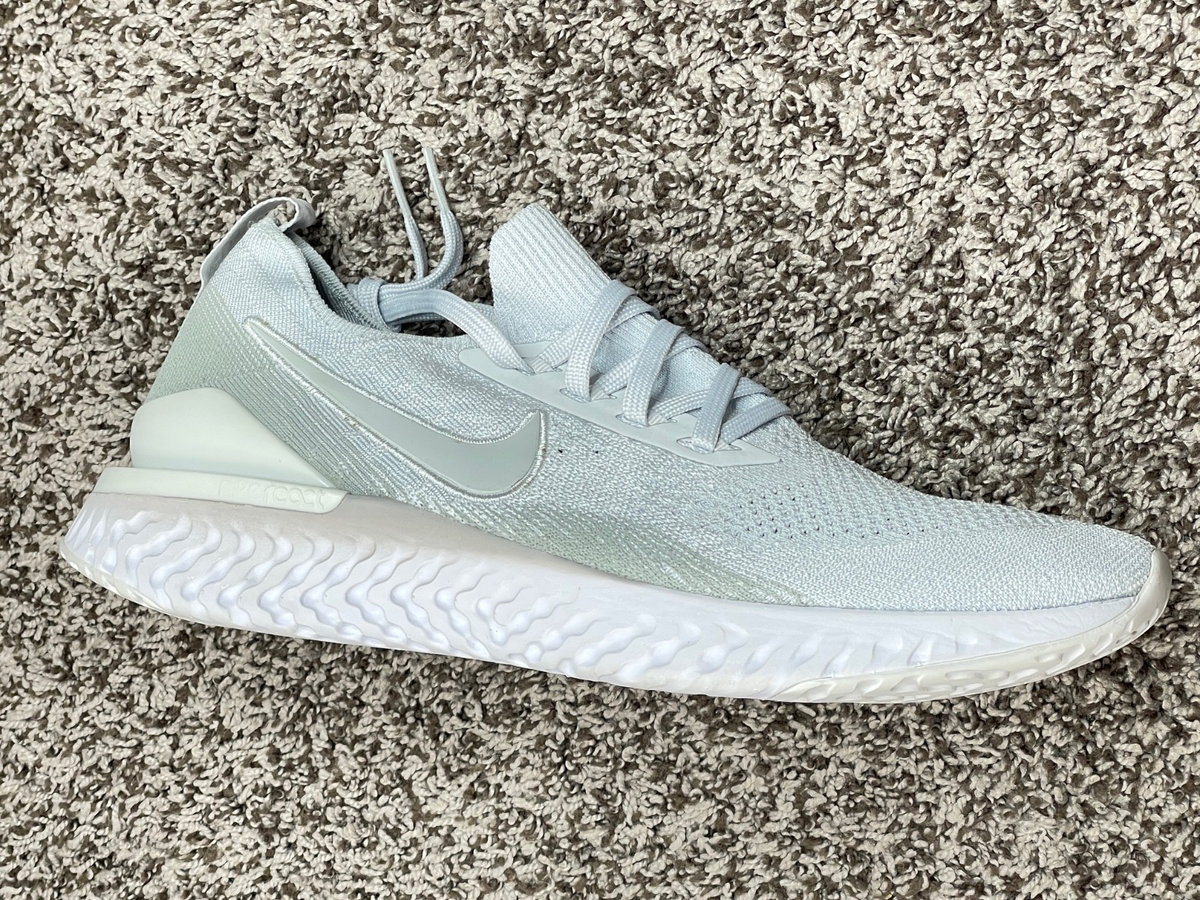 Nike Epic React Flyknit Grey Platinum Mens Sz 10us NEW BQ8928