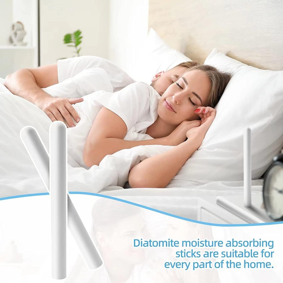 HOSGOT 8-Pack Diatomite Drying Rod Sticks – Reusable Moisture Absorber For  Toys, Bathroom, And Storage Drip Sticks For Females