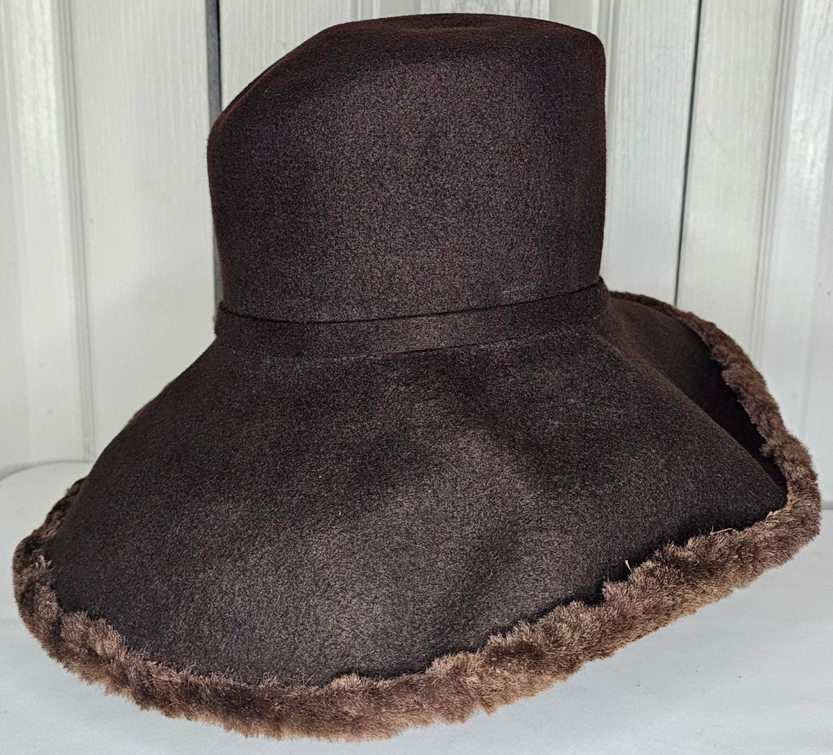 Vintage Lite Felt Brown Wool Women’s  Hat Classic Oak | Wool Felt Hats by Outback Trading Company  main image 3