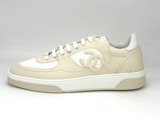 CHANEL 24C Cotton CC Sport Runner Lace Up Sneakers Kicks Shoes Trainers 1225