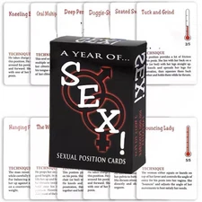 Sex Cards Game Adult Sexual Position Couples Foreplay Fun A Year of Sex! New