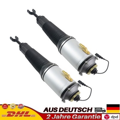 2x Vorne 4E0616039 Audi A8 D3 Federbein Luftfederung Luftfahrwerk Stoßdämpfer DE