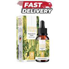 Naturtreu® Vitamin D3 K2 Drops High Dose & Vegan - 100% Vegetable
